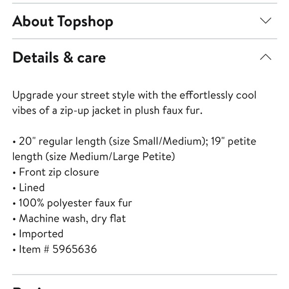 Topshop crop zip jacket (XS) - Picture 10 of 12